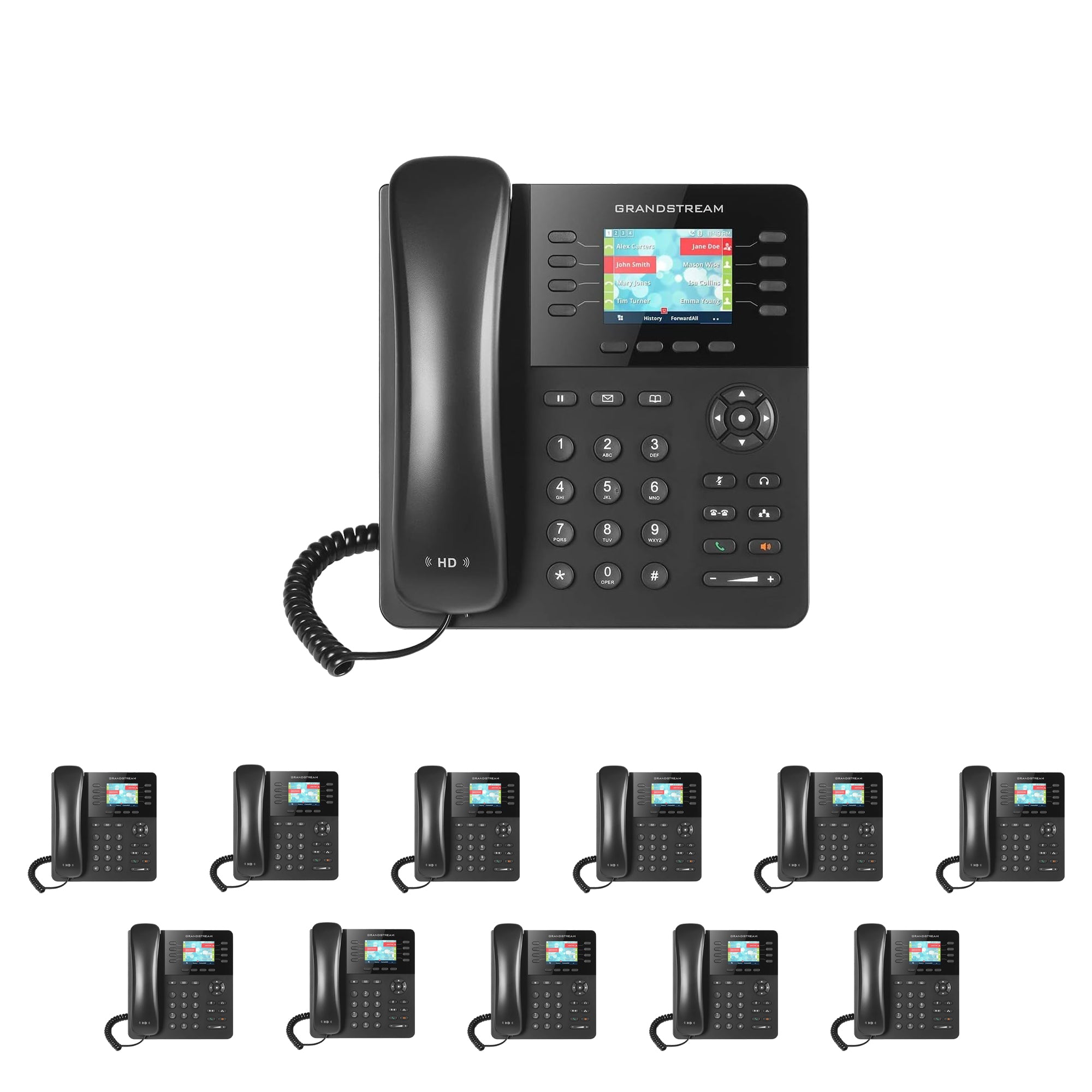 Business Phone System 'Mission Machines' G200C: Includes Grandstream GXP2135 Phones + 'Mission Machines' Cloud Server + Free 3-Months of 'Mission Machines' Cloud Phone Service