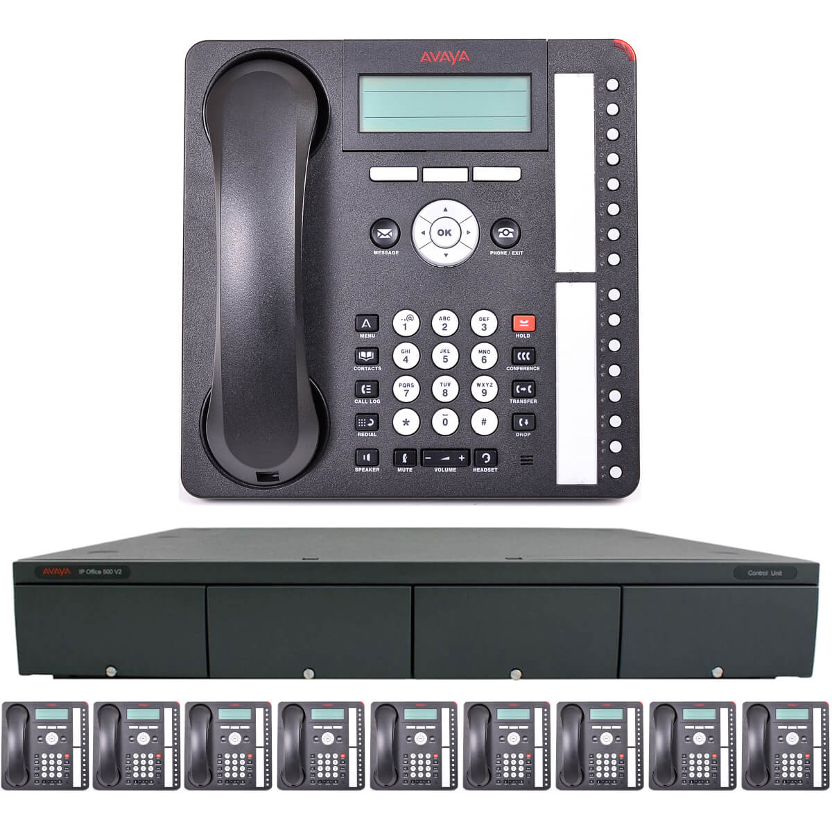Business Phone System by AVAYA: Essential DIGITAL Edition (10 Phone Bundle)