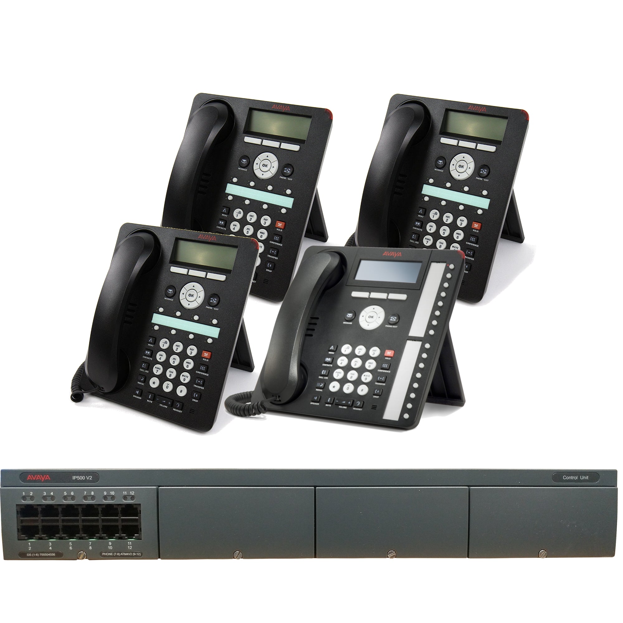 Business Phone System by AVAYA: Basic DIGITAL Edition (4 Phone Bundle)