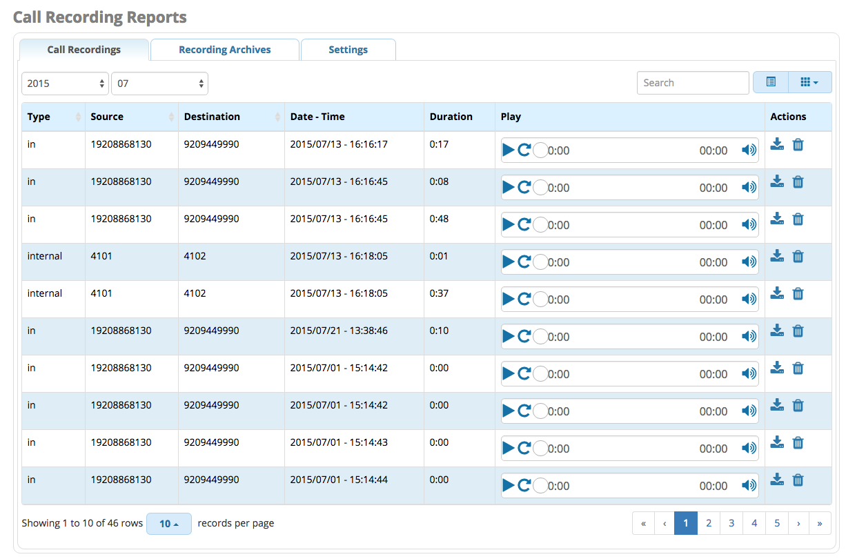 Z-Cloud Call Recording for 11 to 30 Users