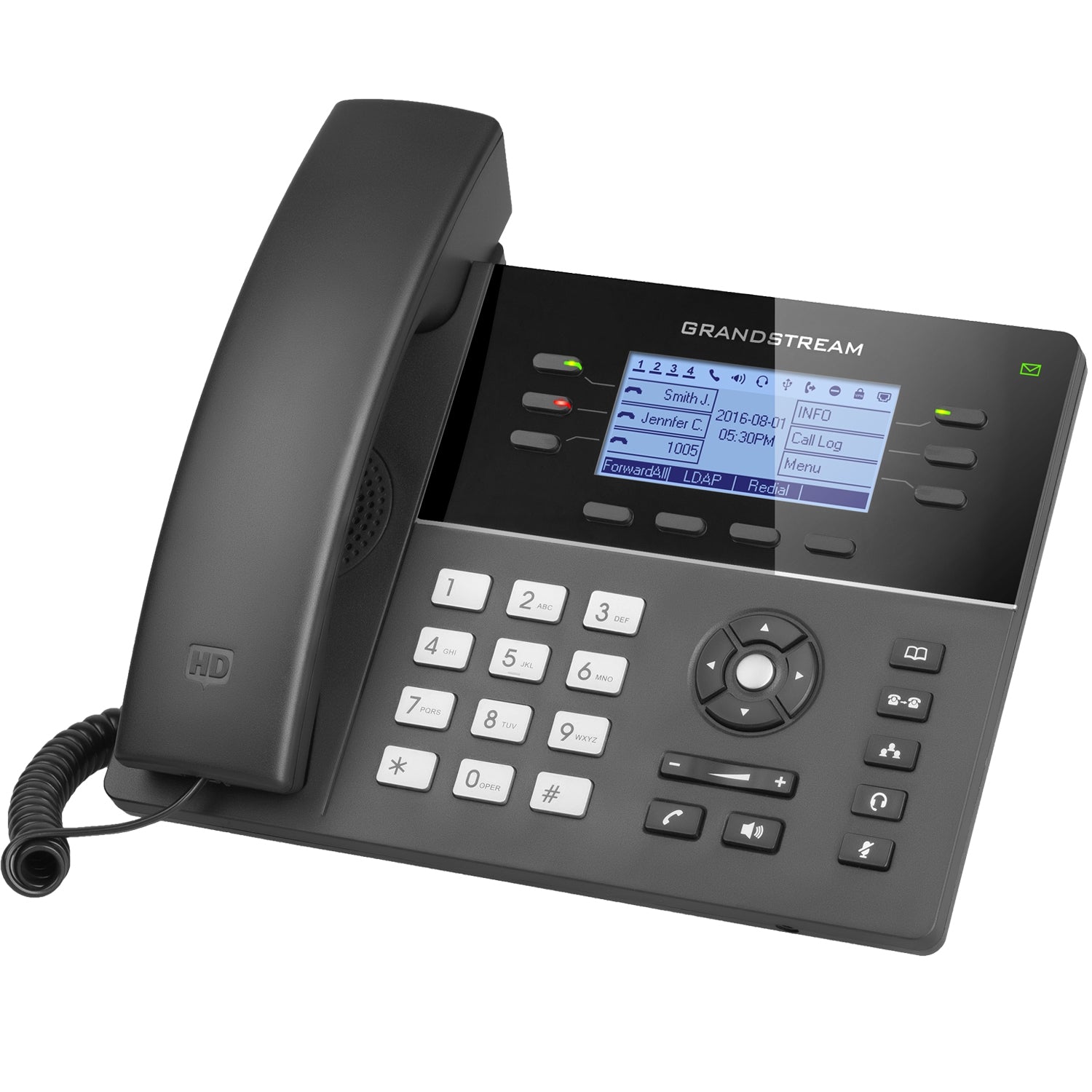 Grandstream GXP1760W Powerful Mid-range 6-Line, 3 SIP Accounts Phone WiFi