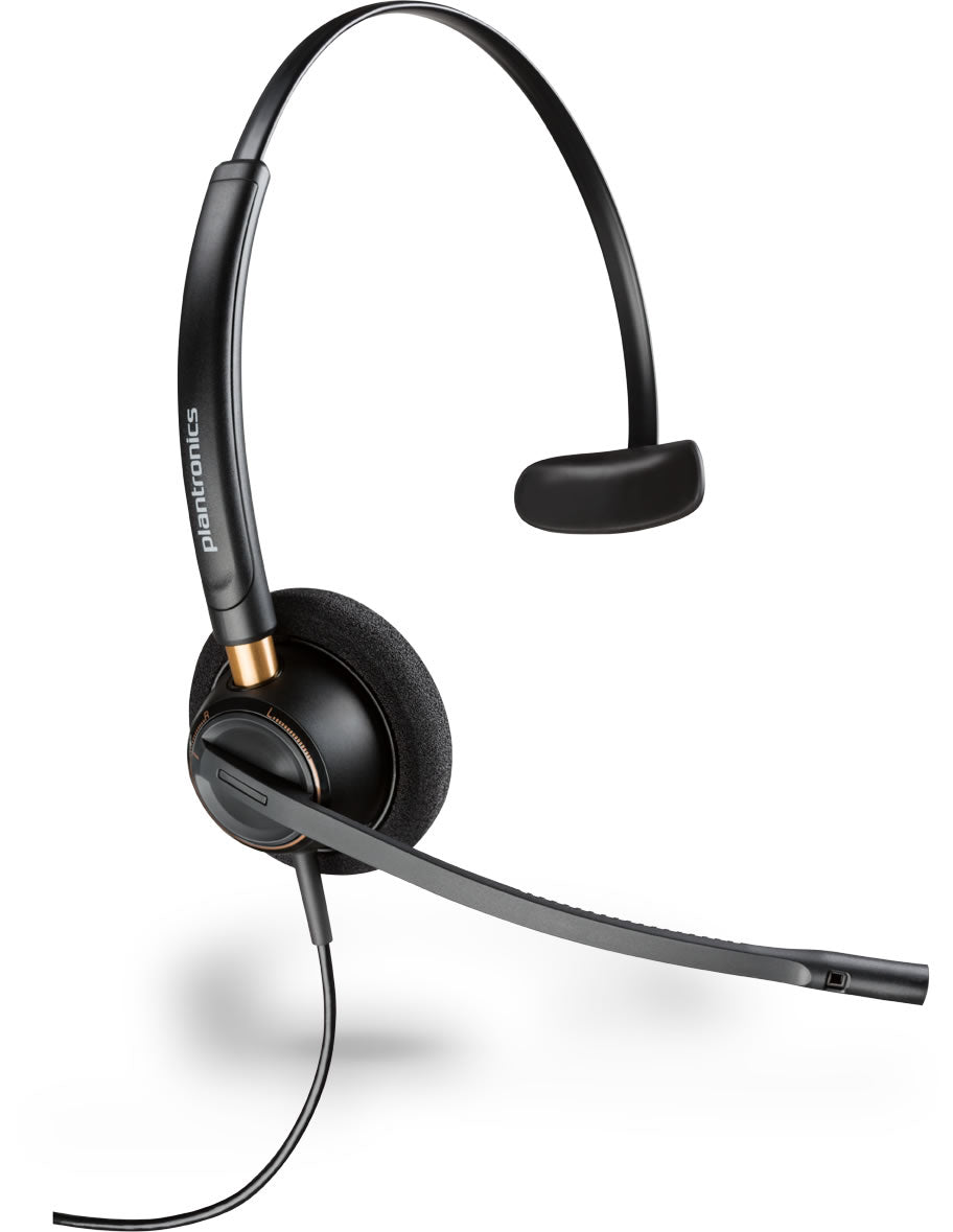 Plantronics HW510 EncorePro OTH Monaural Corded Headset