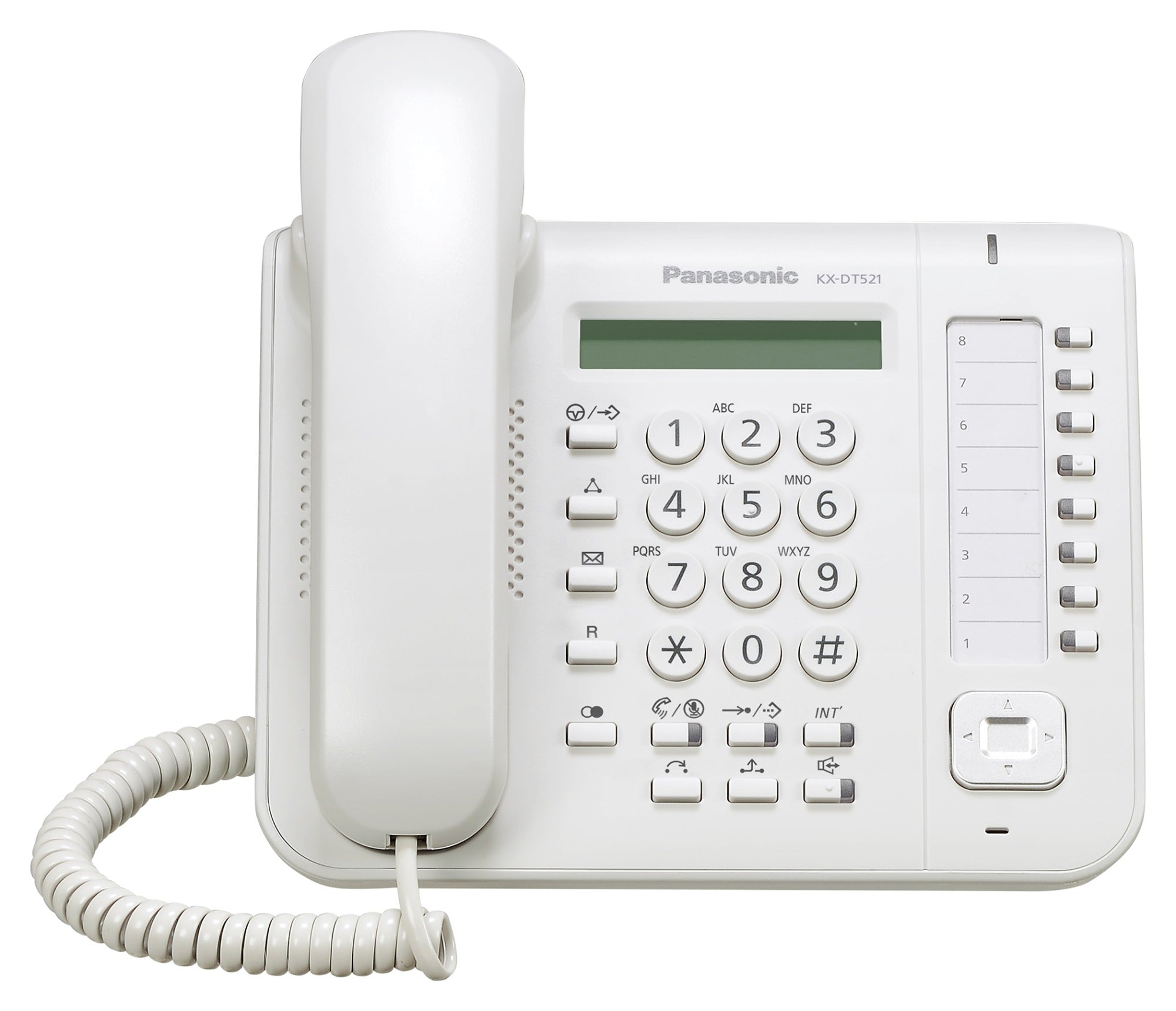 Panasonic 8-Button 1-Line Phone White