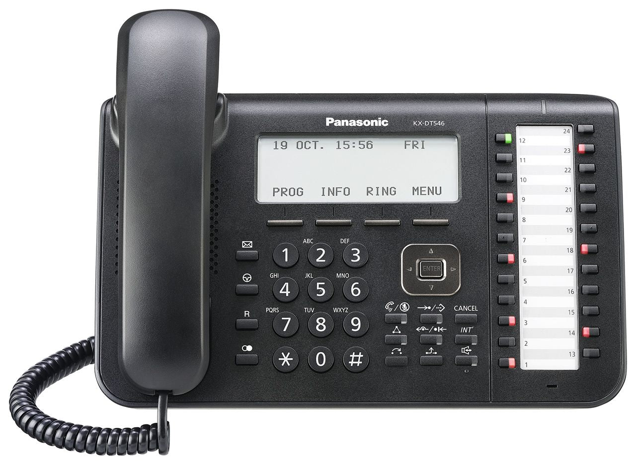 Panasonic 24 Button 6-Line Backlit LCD Display Digital Telephone