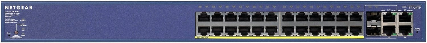 Netgear ProSafe 24-Port 10/100 Smart Switch with 24 PoE Ports