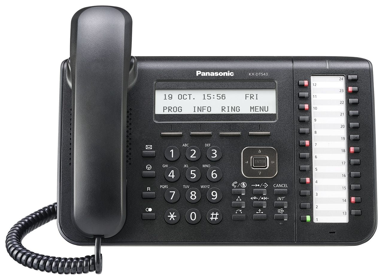 Business Phone System by Panasonic: NS700 Bundle with 4 Digital Phones - 1 Year of Dial Tone Service Included
