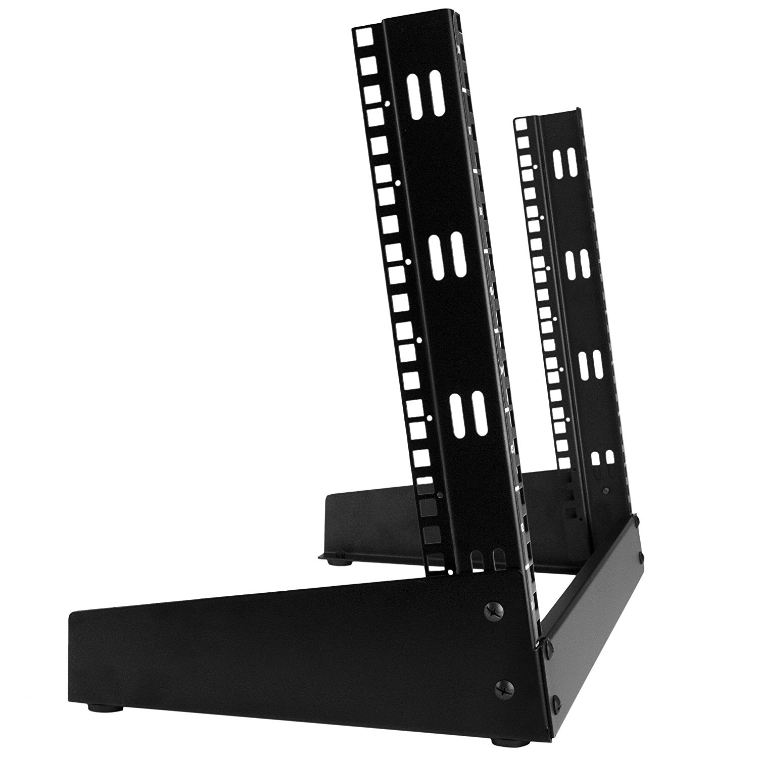 8U Desktop Rack 19" Open Frame Rail Components