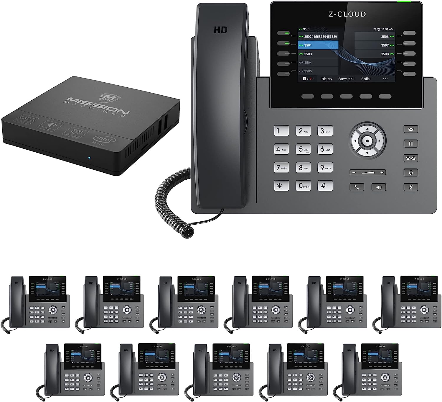 Mission Machines S-100 Business Phone System: Platinum Pack