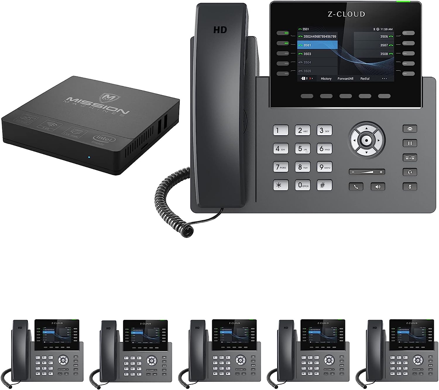 Mission Machines S-100 Business Phone System: Platinum Pack
