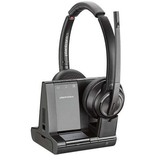 Plantronics Savi 8200 Series W8220 Wireless Noise Canceling Stereo Headset
