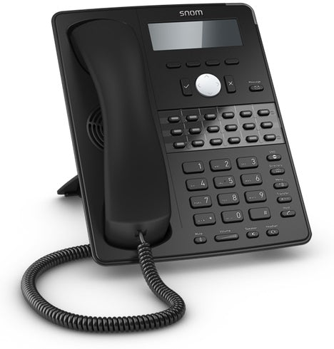 Snom D725 18-Button Gigabit IP Phone: Black