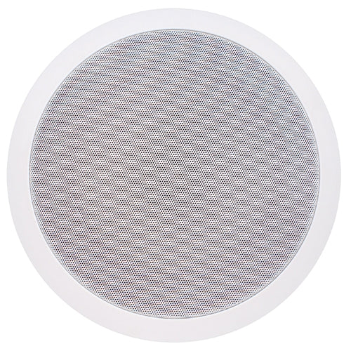 SPECO Eight Inch 70V White Ceiling Speaker GRILL COMBO