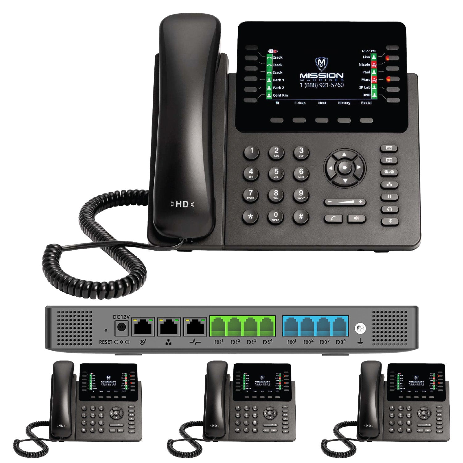 Business Phone System: MM S-204. Supports 4 Traditional Lines & 2 VoIP Lines FREE Dialtone For 3 Months