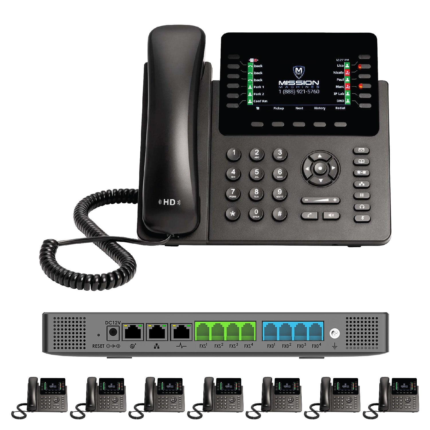 Business Phone System: MM S-204. Supports 4 Traditional Lines & 2 VoIP Lines FREE Dialtone For 3 Months