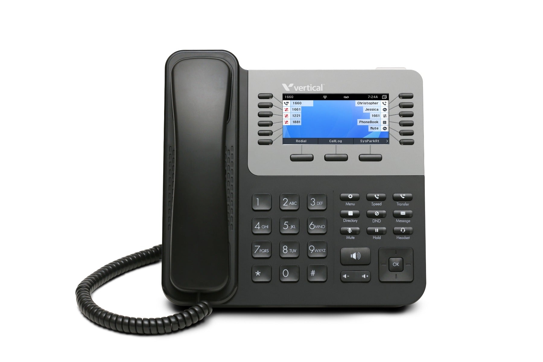 Vertical Edge 9840 Color IP Phone 24 Button