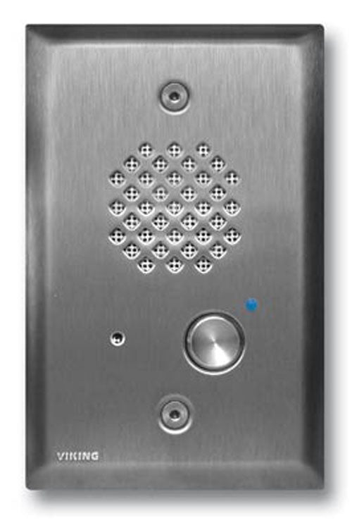 Viking E-40 Compact Entry Door Phone: Stainless Steel
