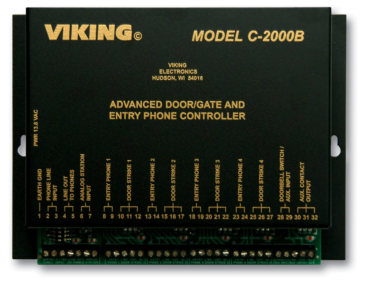 Viking C-2000B Advanced Door/Gate Phone Controller