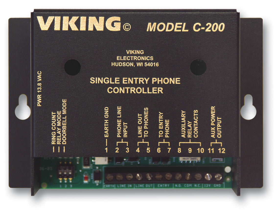 Viking C-200 Single Door/Gate Phone Controller
