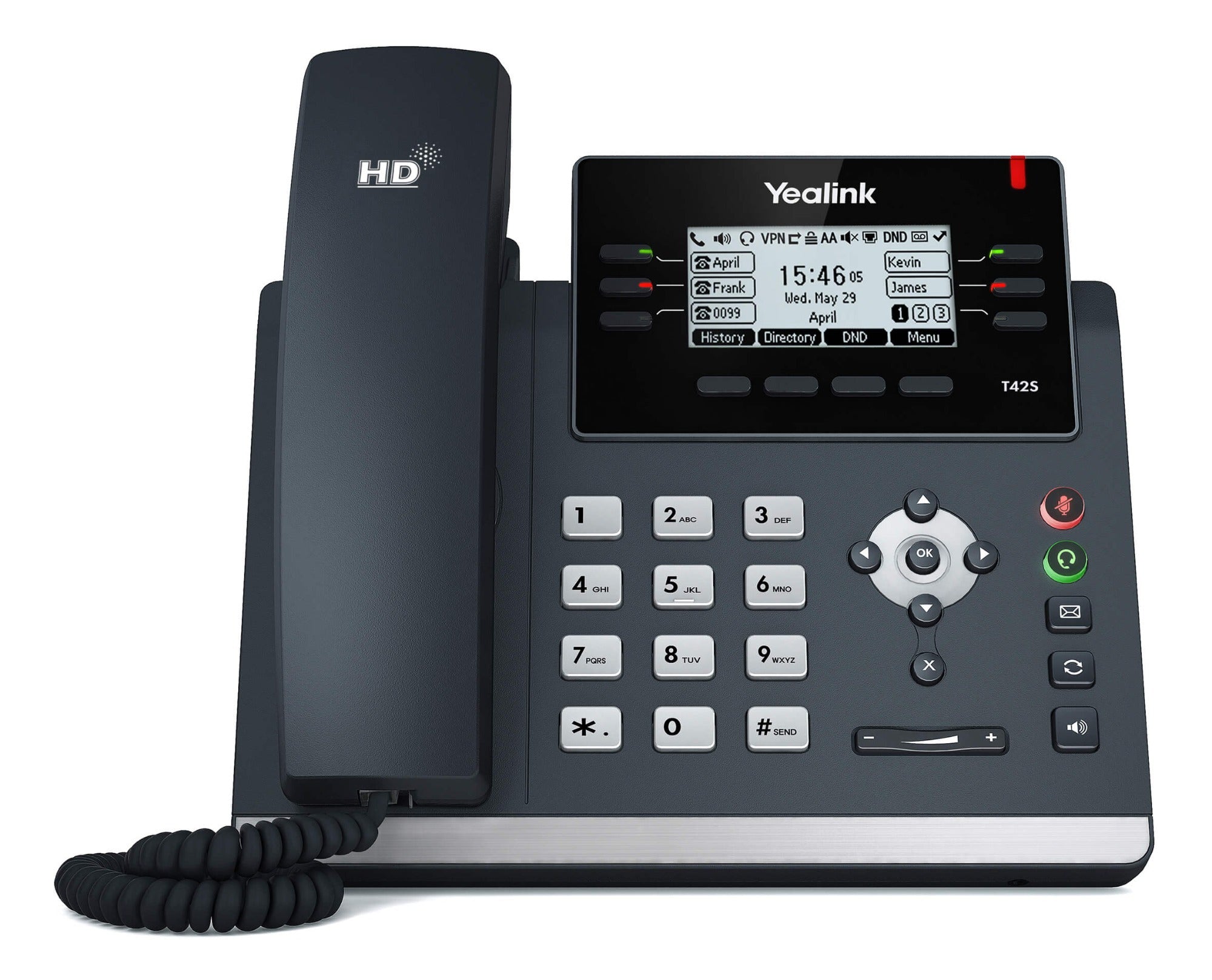 Mission Machines TD-1000 VoIP Phone System with 10 Yealink IP Phones
