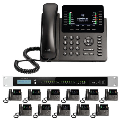 Business Phone System: MM S-208. Supports 8 Traditional Lines, 80 VoIP Lines & 300 Extensions