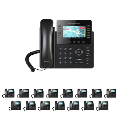 Business Phone System 'Mission Machines' G300C: Includes Grandstream GXP2170 Phones + 'Mission Machines' Cloud Server + Free 3-Months of 'Mission Machines' Cloud Phone Service