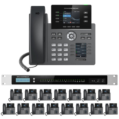 Business Phone System by Grandstream: 8 Line Enhanced Package