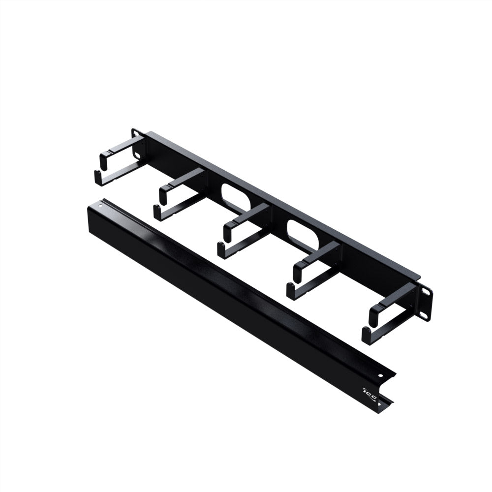 ICC PANEL CABLE MGMT METAL RING AND COVER 1U