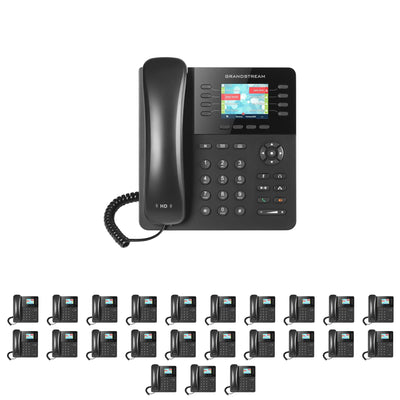 Business Phone System 'Mission Machines' G200C: Includes Grandstream GXP2135 Phones + 'Mission Machines' Cloud Server + Free 3-Months of 'Mission Machines' Cloud Phone Service