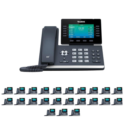 Business Phone System 'Mission Machines' Y300C: Includes Yealink T54W Phones + 'Mission Machines' Cloud Server + Free 3-Months of 'Mission Machines' Cloud Phone Service