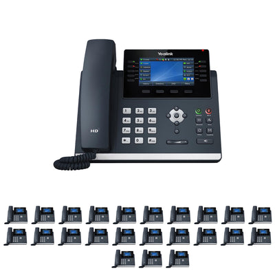 Business Phone System 'Mission Machines' Y200C: Includes Yealink T46U Phones + 'Mission Machines' Cloud Server + Free 3-Months of 'Mission Machines' Cloud Phone Service