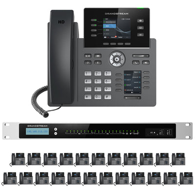 Business Phone System by Grandstream: 8 Line Enhanced Package