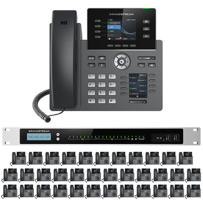 Business Phone System by Grandstream: 8 Line Enhanced Package