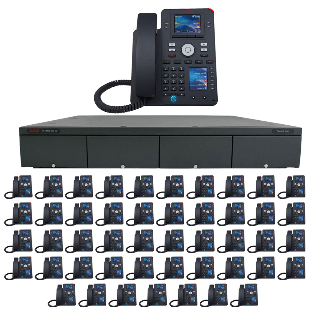 Avaya Phone System: IP Office with 8-Button Gigabit IP Phones - Essential Edition