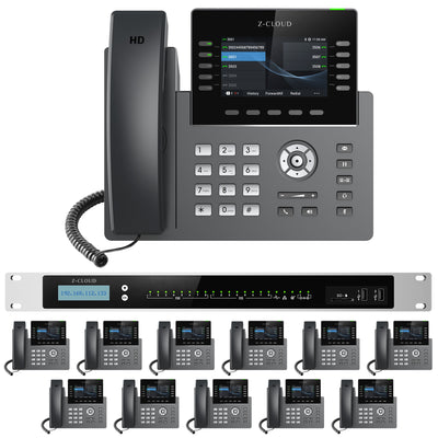 Business Phone System: MM S-308. Supports 8 Traditional Lines, 80 VoIP Lines & 300 Extensions
