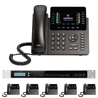 Business Phone System: MM S-208. Supports 8 Traditional Lines, 80 VoIP Lines & 300 Extensions