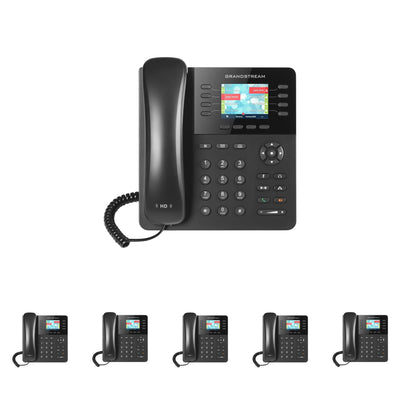 Business Phone System 'Mission Machines' G200C: Includes Grandstream GXP2135 Phones + 'Mission Machines' Cloud Server + Free 3-Months of 'Mission Machines' Cloud Phone Service