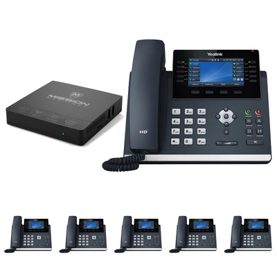 Business Phone System 'Mission Machines' Y200: Includes Yealink T46U Phones + 'Mission Machines' Server + Free 3 Months of 'Mission Machines' Phone Service