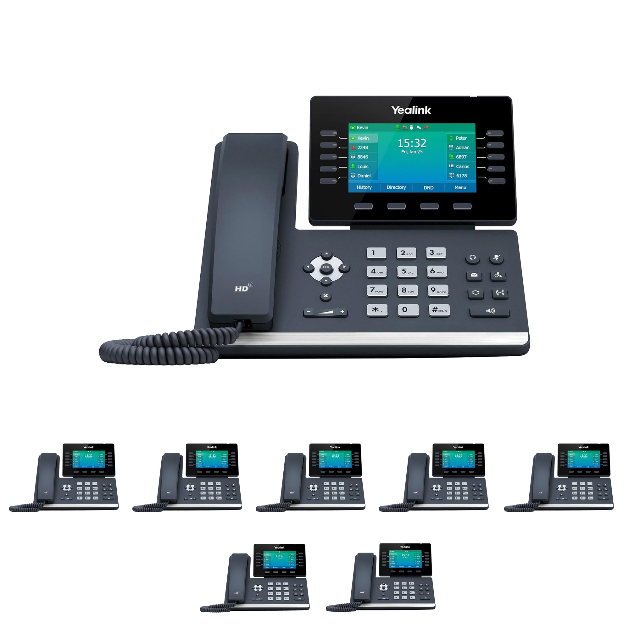 Business Phone System 'Mission Machines' Y300C: Includes Yealink T54W Phones + 'Mission Machines' Cloud Server + Free 3-Months of 'Mission Machines' Cloud Phone Service