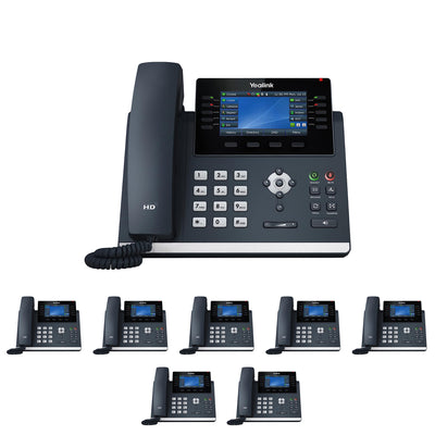 Business Phone System 'Mission Machines' Y200C: Includes Yealink T46U Phones + 'Mission Machines' Cloud Server + Free 3-Months of 'Mission Machines' Cloud Phone Service