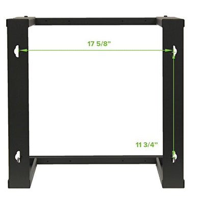 9U Wall Mount Open Frame 19" Server Equipment Rack