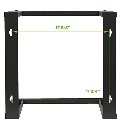 9U Wall Mount Open Frame 19" Server Equipment Rack