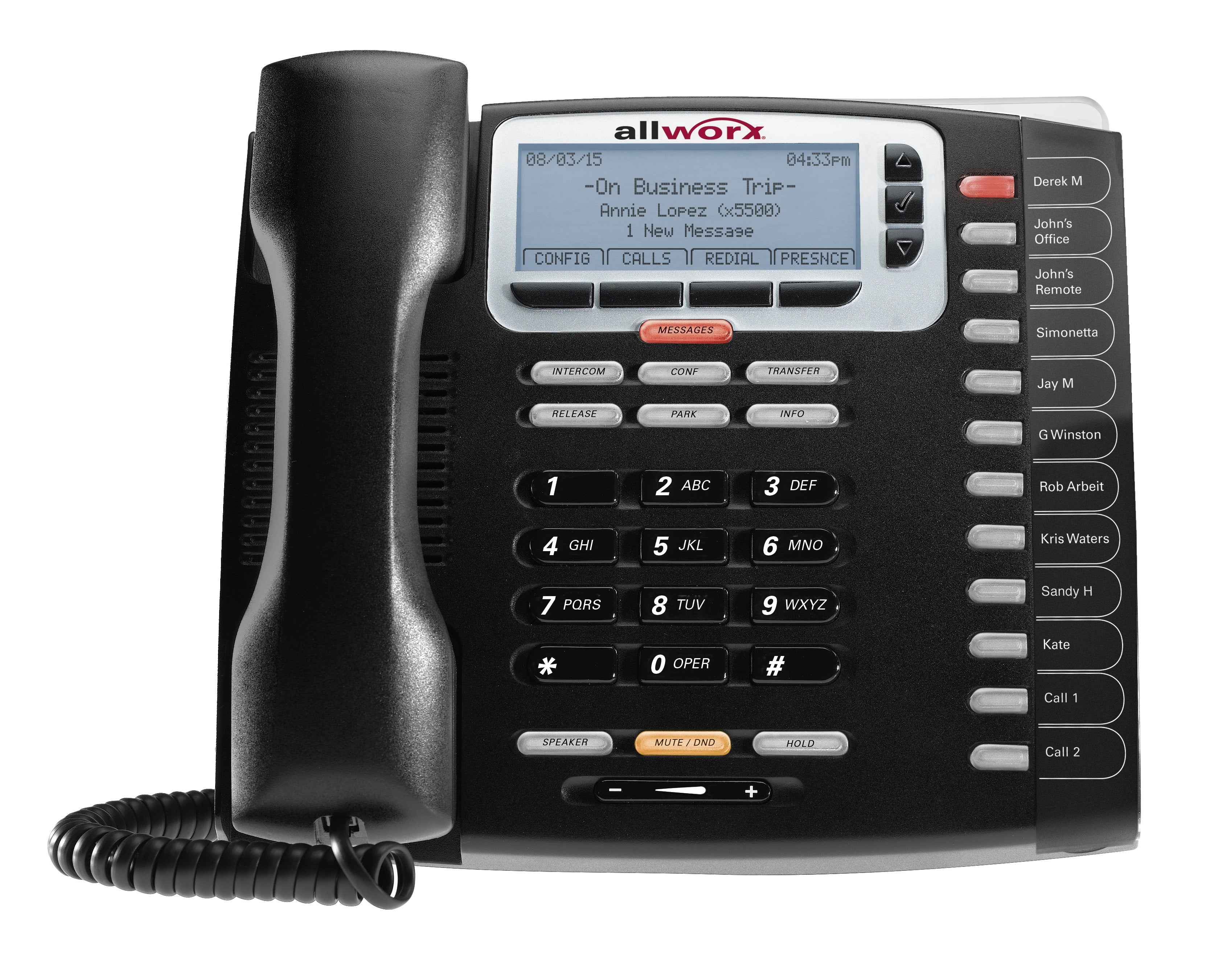 Allworx 9212L 12-Button IP Phone