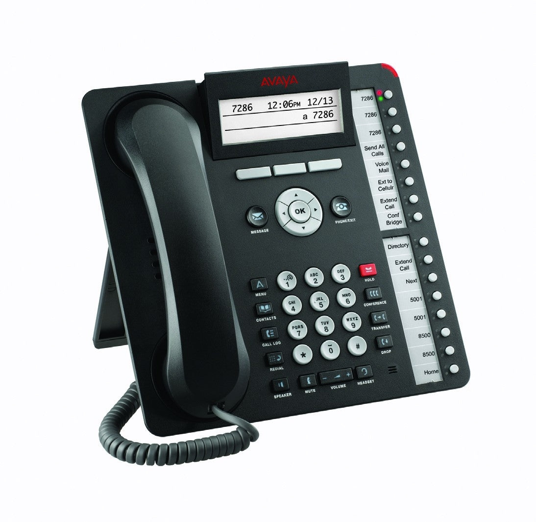 Avaya 16-Button Digital Phone - Black