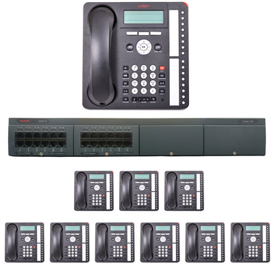 Business Phone System by AVAYA: Essential DIGITAL Edition (10 Phone Bundle)