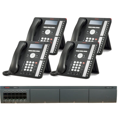 Business Phone System by AVAYA: Essential IP Edition (4 Phone Bundle)