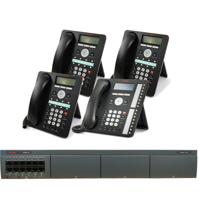 Business Phone System by AVAYA: Basic DIGITAL Edition (4 Phone Bundle)