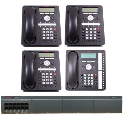 Business Phone System by AVAYA: Basic DIGITAL Edition (4 Phone Bundle)