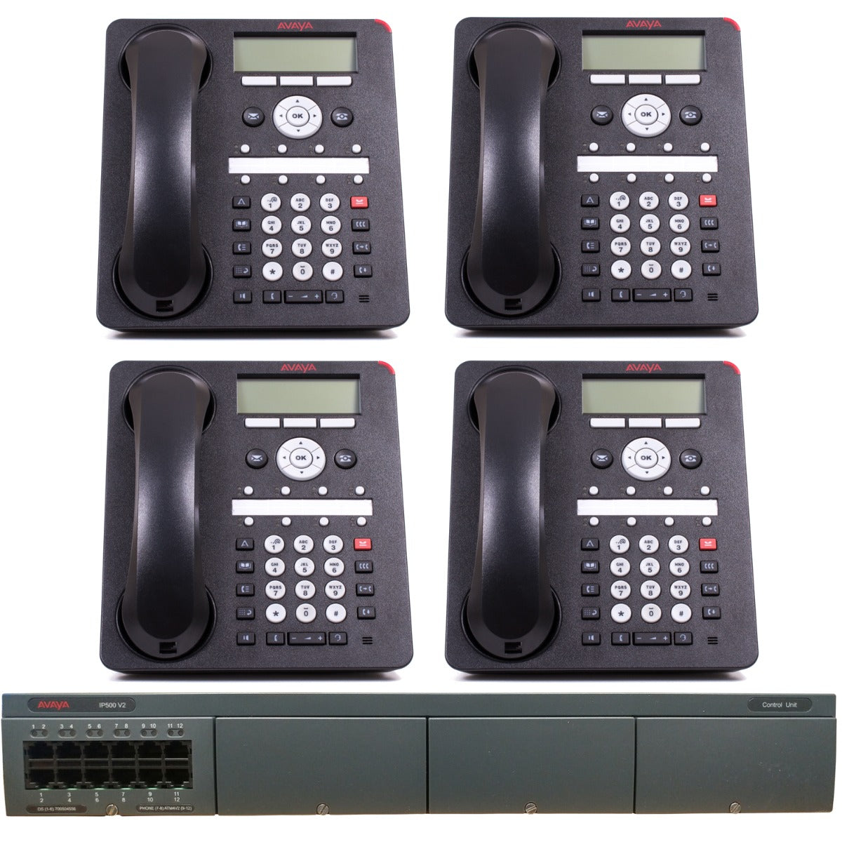 Business Phone System by AVAYA: Basic DIGITAL Edition (4 Phone Bundle)