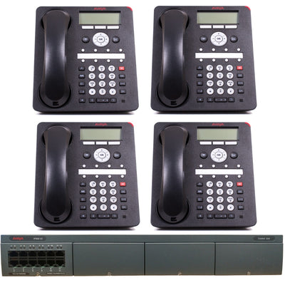 Business Phone System by AVAYA: Basic DIGITAL Edition (4 Phone Bundle)