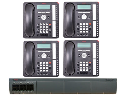 Business Phone System by AVAYA: Essential DIGITAL Edition (4 Phone Bundle)